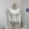 C S In The Room V neCk Layered Sheer Knit Cardigan Set 3Color C