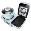 Blue Sandwich Breakfast Making Machine Multifunctional Waffle Maker