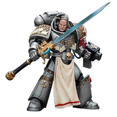 JOYTOY Warhammer 40,000 1/18 Akční figurka Šedí rytíři Úderný tým Justicar 4,7" Sběratelská sada akčních figurek