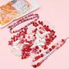 Buntes Perlen Handykette Bastelmaterial-Set Weiche Keramik Acrylperlen Set für DIY Charm Halskette Armband Schlüsselanhänger