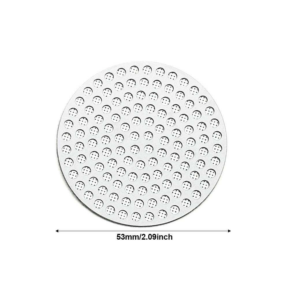 51/53/58 mm wiederverwendbarer Kaffeepuck-Sieb Edelstahl Doppelschicht-Kaffeefilter Feinmaschiges professionelles Espresso-Zubehör