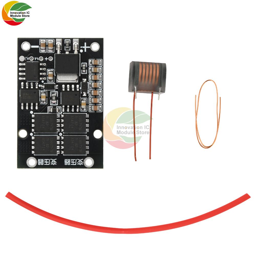 

DC 6-15V to AC 10kV-25kV Arc Igniter High-voltage Module Drive Board Transformer Lighter 12V 20kV Variable Frequency AC 70W