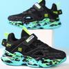 Summer Children's Sports Shoes Camouflage Ultrasound Light and Fashionable Mesh Air -breathable Girls Sports Shoes