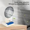 Vintage Desk Fan Adjustable Speed USB Rechargeable Summer Cooling Fan Strong Wind Quiet Portable Outdoor Travel Personal Fan