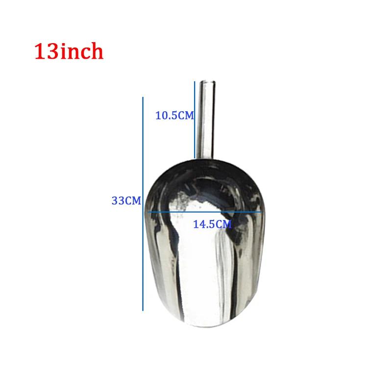 Stainless-Steel Ice Scoop Party/Bar Buffet Kitchen Sugar Flour Dry Goods Shovel Dry Food Flour Candy Bin Scoop Kitchen Gadget