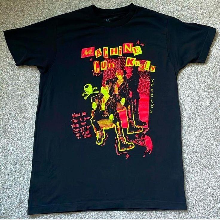Machine Gun Kelly Tour T Shirt Short Sleeve Tour Concert Full Size SG346 Unisex T-Shirt XXXL