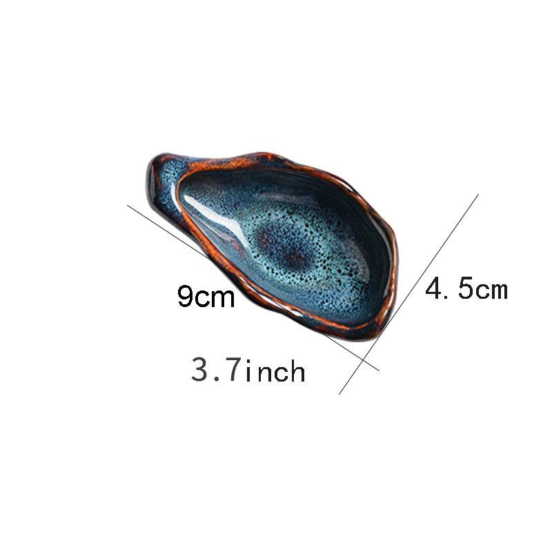 Kreative Sashimi-Eisplatte, Austern-Keramikplatte, Rest-Tischdekoration, Hotelservice, Geschirr, Küchenaufbewahrung