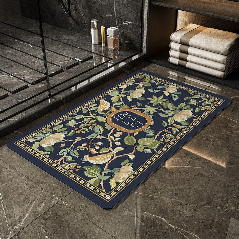 Toilet Floor Mat, Diatom Mud, Bathroom Water-absorbing Non-slip Mat, Door Mat Entering the Door, Toilet, Kitchen Door Mat