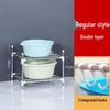 Multi-layer Stainless Steel Bathroom and Kitchen Storage Rack