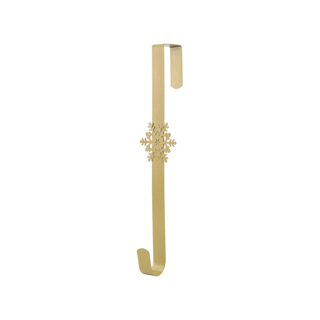 Ganci per ghirlande per porta d'ingresso, ganci in metallo robusto per ghirlande, ganci sopra la porta per decorazioni per il portico d'ingresso