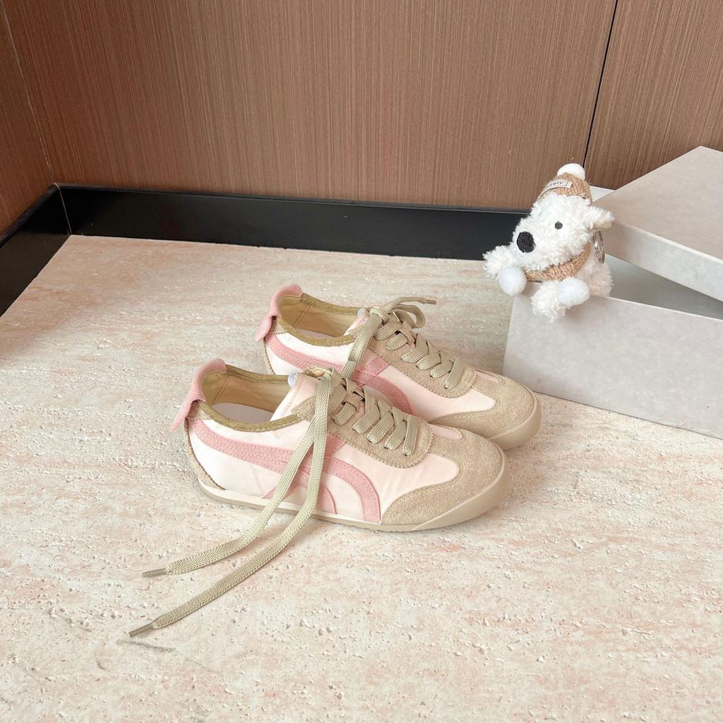 Sheepskin~ Grape Mom 4.5cm Soft Collapse Inner Height Increase Silk Color Matching, Stepping On Heels Forrest Gump Shoes Casual Shoes Women's Ge