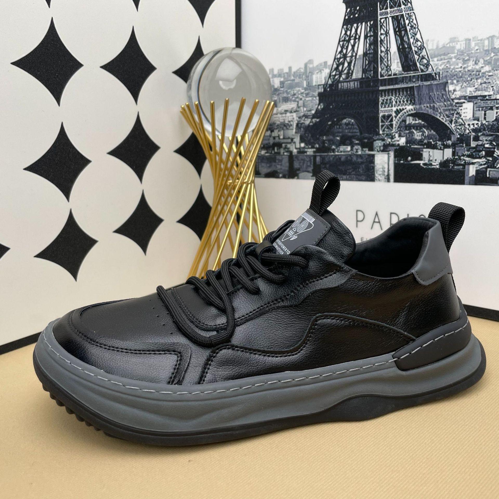 

Мужская обувь новая универсальная трендовая маленькая белая обувь мужская четырехсезонная дышащая дезодорирующая мужская повседневная обувь для скейтборда 44 чёрный