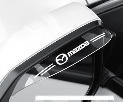 Espejo retrovisor lateral Mazda, resistente a la lluvia y a la nieve, adhesivo protector de visera, fácil instalación, transparente y duradero. (mazda) [Producto]