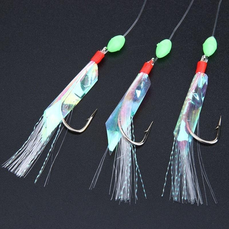1 Bag Soft Fishing Lure Rigs Bait Jigs Lure Soft Lure Worn Fake String