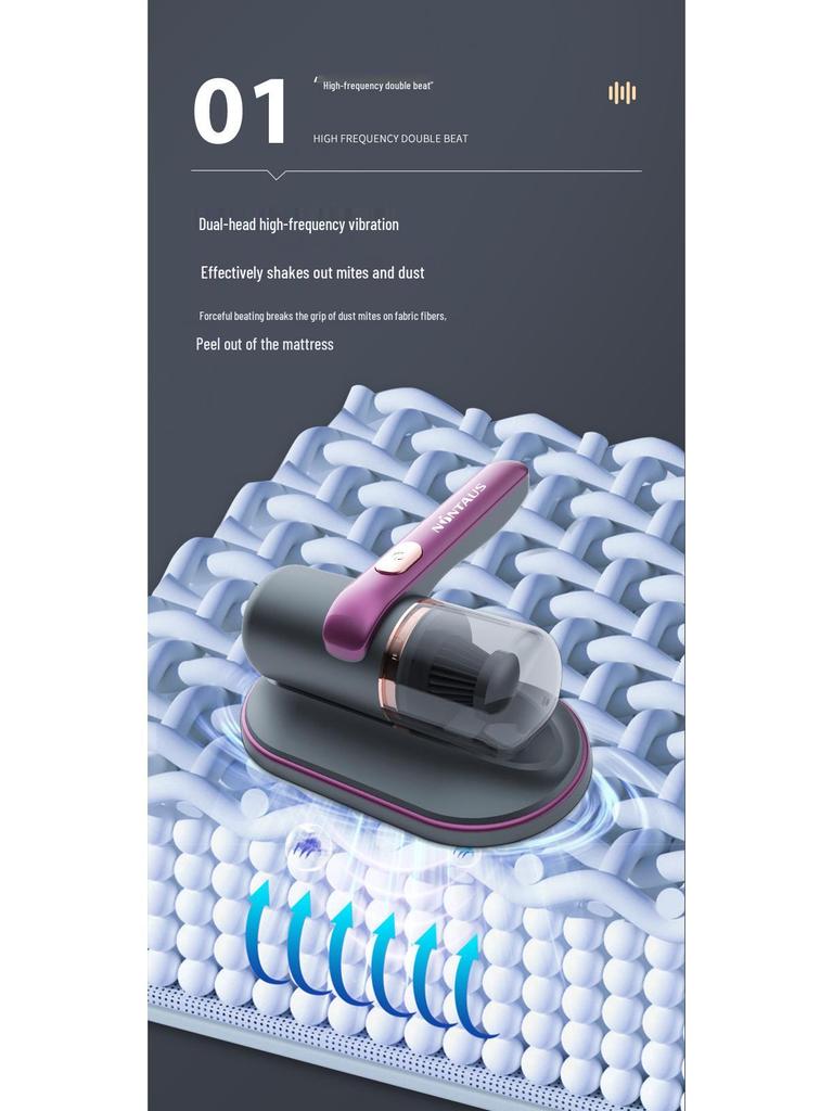 Portable Wireless UV Mite Remover Vacuum for Beds