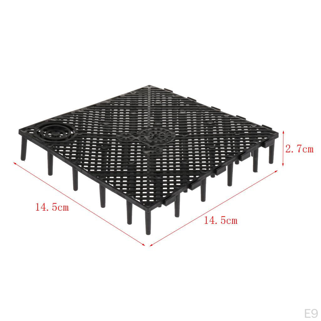 Plastic Aquarium Fish Tank Bottom Filter Board Plate 10 PCS