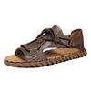 Summer Men Sandals Genuine Leather Mens Casual Shoes Outdoor Men Leather Sandals For Men Beach Shoes Roman Mens Shoes