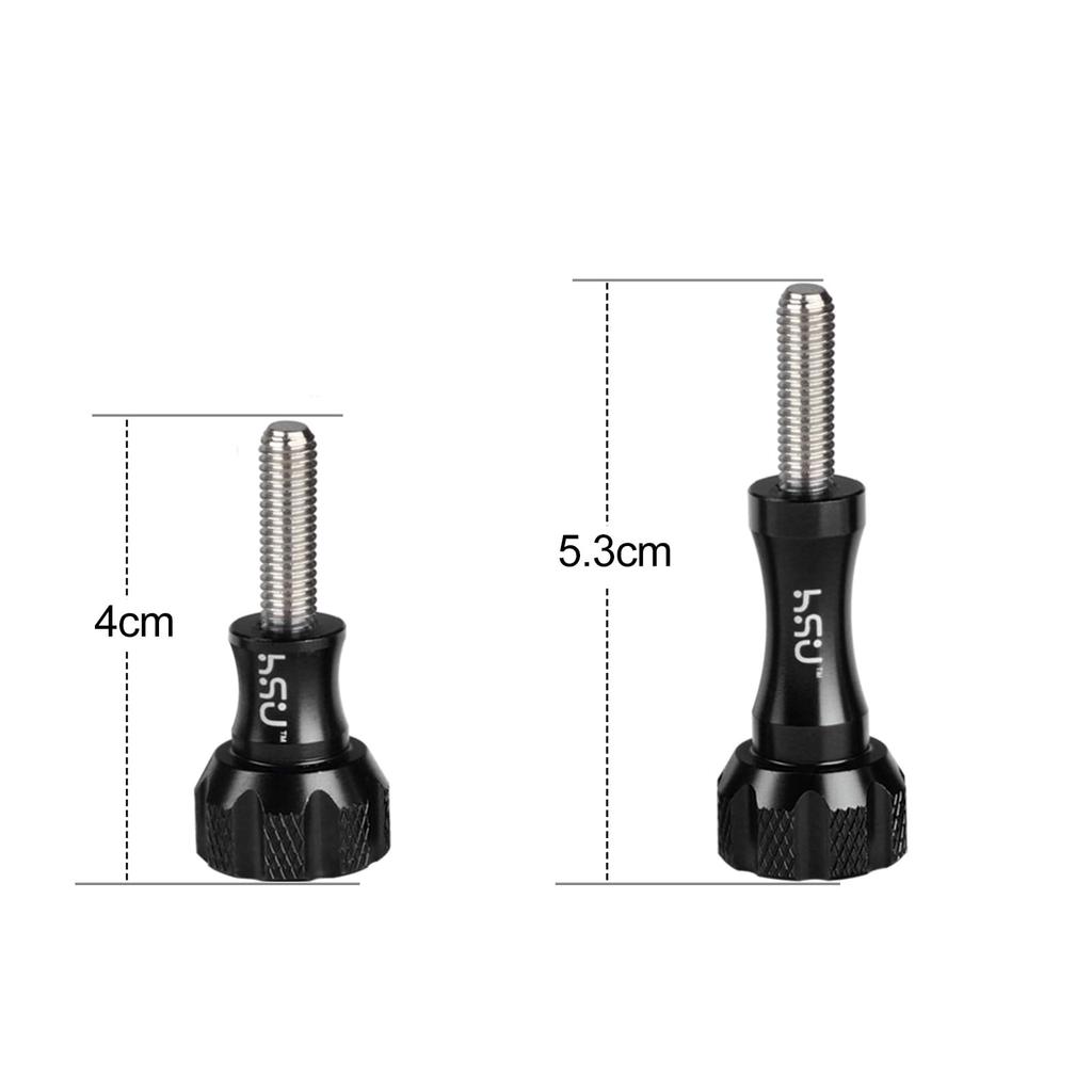 HSU Extension Arm Action Camera Accessory 360 Degree Conversion Tripod All Aluminum Compatible with GoPro Hero and Other Action Cameras Set, Adapter,