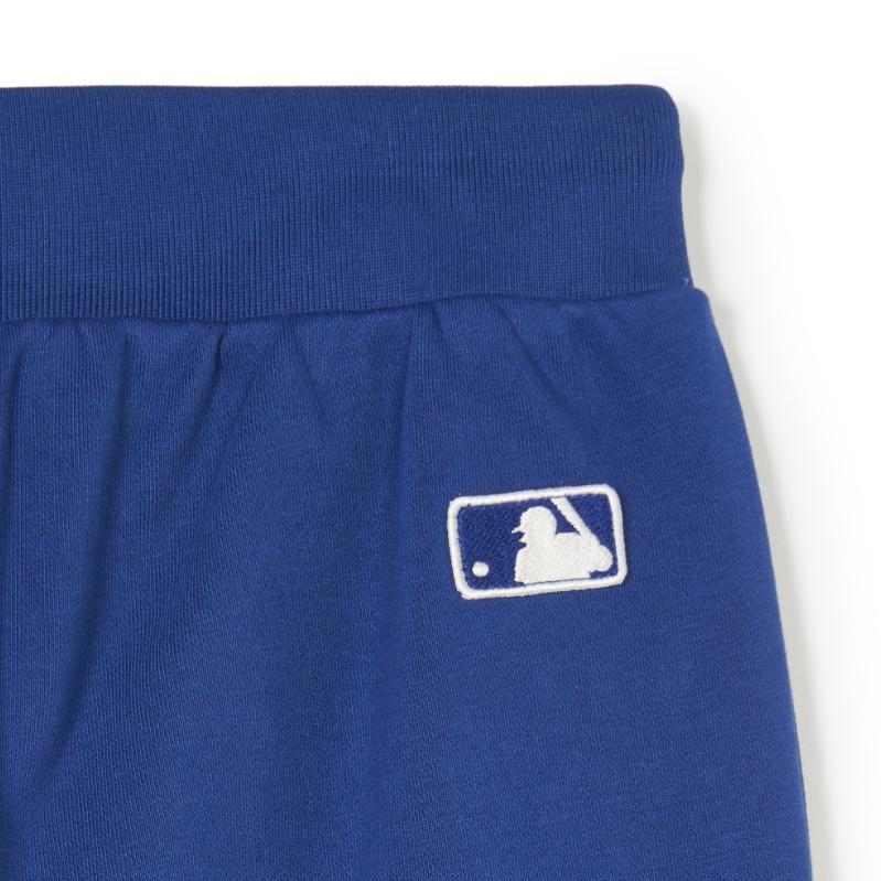 MLB SS24 Boston Red Sox Logo Loose Straight Leg Drawstring Casual Pants Women bottoms Navy-Blue 3FPTV0541-43RBS