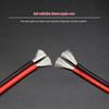 Extra Soft High-Temp Silicone Wire, Red/Black, Double Stranded, 26-12 AWG