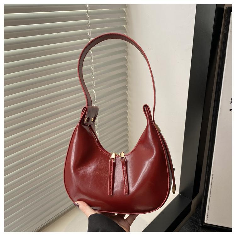 Underarm Bag Women's 2025 New High-end Niche Design Women's Retro Popular Bag This Year Portable Shoulder Bag