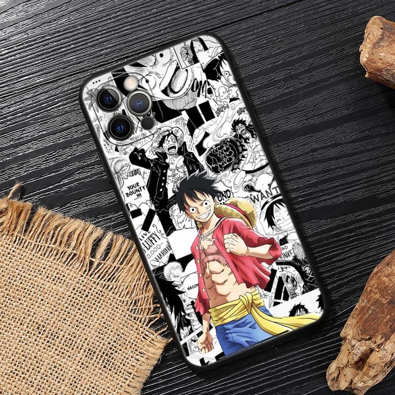 Comics One Pieces Anime Funda For iphone 17 Case For iPhone 16 15 11 12 13 Mini 17 Pro Max 16 Plus 17E 16E Air Case Soft Cover