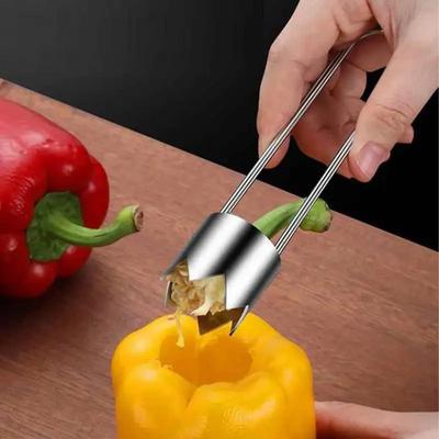 Éplucheur portable antirouille en acier inoxydable 304 pour poires et pommes, coupeur dentelé aiguisé, outil à main durable pour légumes