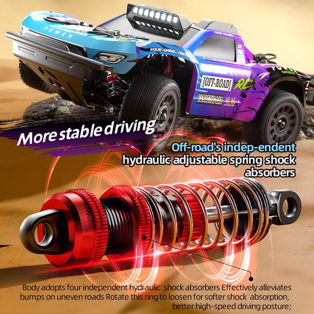 1:14 RC Drift Car, Brushless 4WD Off Road Remote Control Car, 2.4Ghz 40KM H High Speed, All Terrain Proportional
