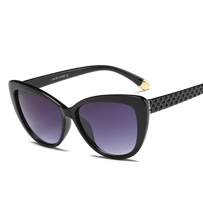 

Vintage Cat Eye Sunglasses With Full Frame Pc Lenses For Casual Wear And Parties Style A