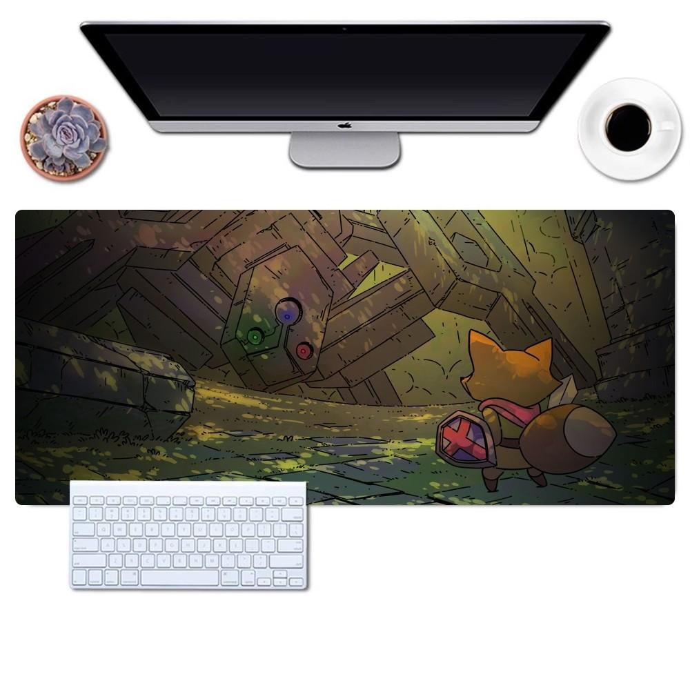 Tunic Game Mousepad Gaming Office Desk Pads Large For Computer NonSlip Lockedge Mouse Pad