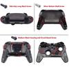 eXtremeRate Switch Pro Controller Faceplate Backplate Clear DIY Replacement Grip Housing Case Cover for Switch Pro Controller Clear Handle, -