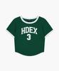 HDEX Women'S 3 Edition Crop Short Sleeve (Green)