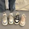 Autumn New Platform Muffin Shoes Women's Summer 2025 Casual Versatile Sports Board Shoes Ins Tide Increase White Shoes