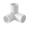 PVC Tee, Tee PVC Fittings | 3D Pipe Connections 3D 3-Way Square 5-Way White
