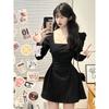 Design Sense Waist Skinny Dress Women's Spring High Sense Versatile Short Skirt Spice Girl Sexy Fashion Hip Wrap Skirt