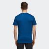 Adidas Simple Breathable Crew Neck Pullover Short Sleeve T-Shirt Men Tops Blue CZ0159