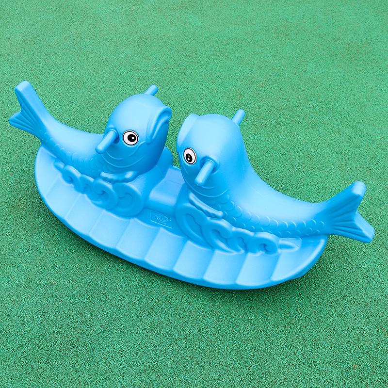 Thickened Plastic Animal Kindergarten See-Saw Children's Play Equipment Home Use Large Size Double Person See-Saw for Kids