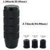 Abfer Car Knob Shift Aluminum Car Stick Shift Head Shift Rod Knob for Automatic and Manual Vehicles (Black)