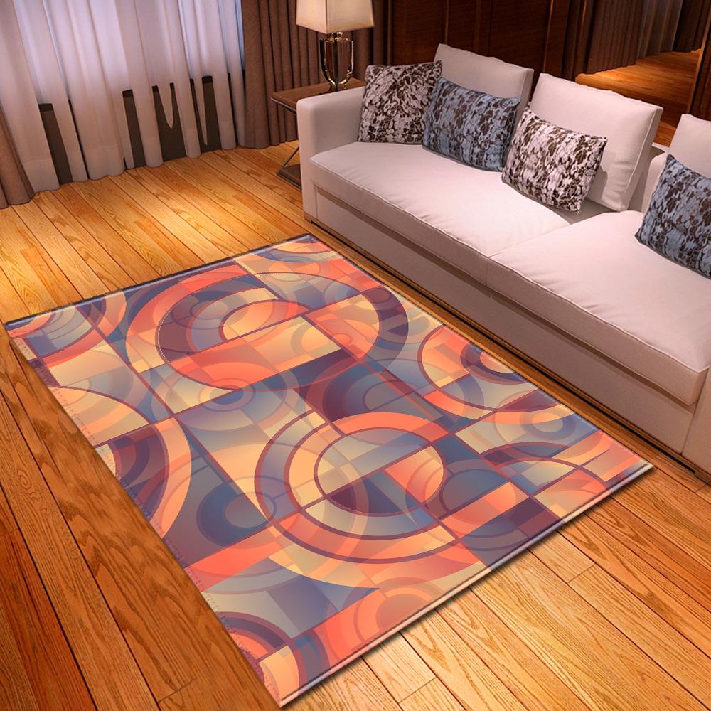 Geometric Shaped Floor Mat Bedroom Dining Room Carpet Carpet Doormat
