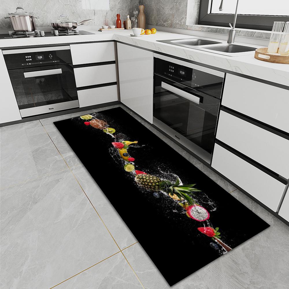 

Новый бытовой коврик для прихожей VIKAMA, кухонный абсорбирующий коврик-полоска, коврик для спальни с противоскользящим кристальным вельветом, домашний декор 40X60CM (1.3X2FT