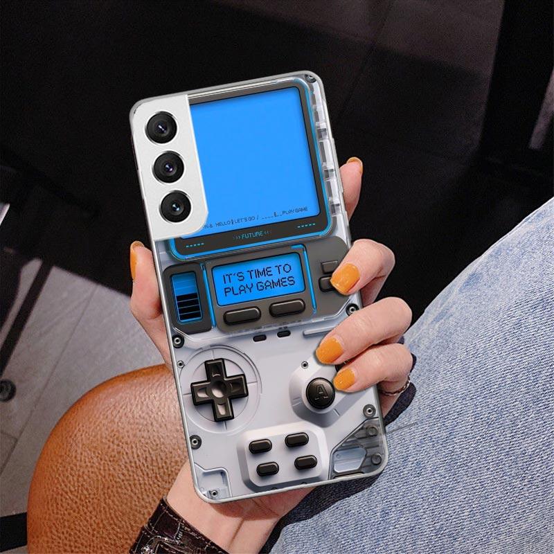 Games Console Fashion Boy Phnoe Case for Samsung Galaxy S26 S25 Edge S23 S24 Ultra S22 Plus S21 S20 FE Unique Cover Soft Coque G