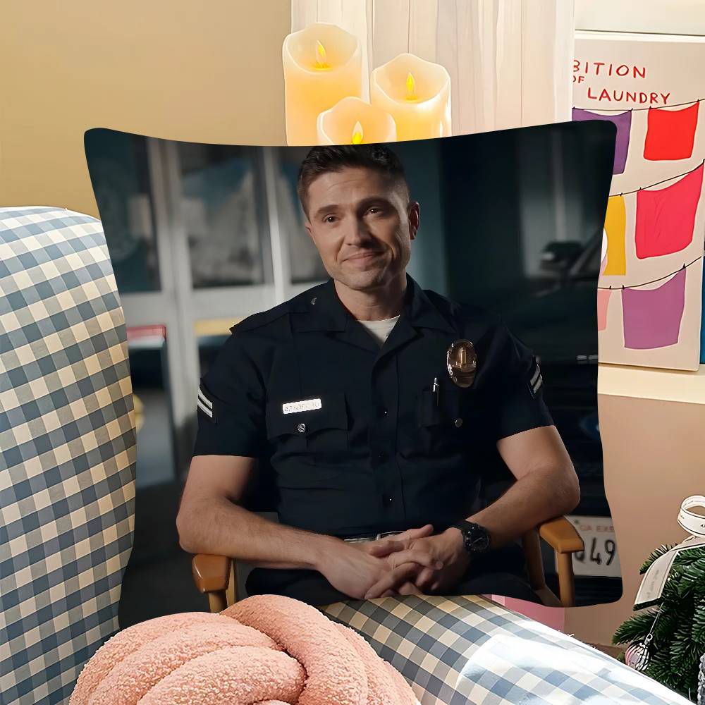 pc RRookie TTim Bradford Pillow Case Fashion Square Pillowcase Bedroom Sofa Room Ins Decoration Leisure