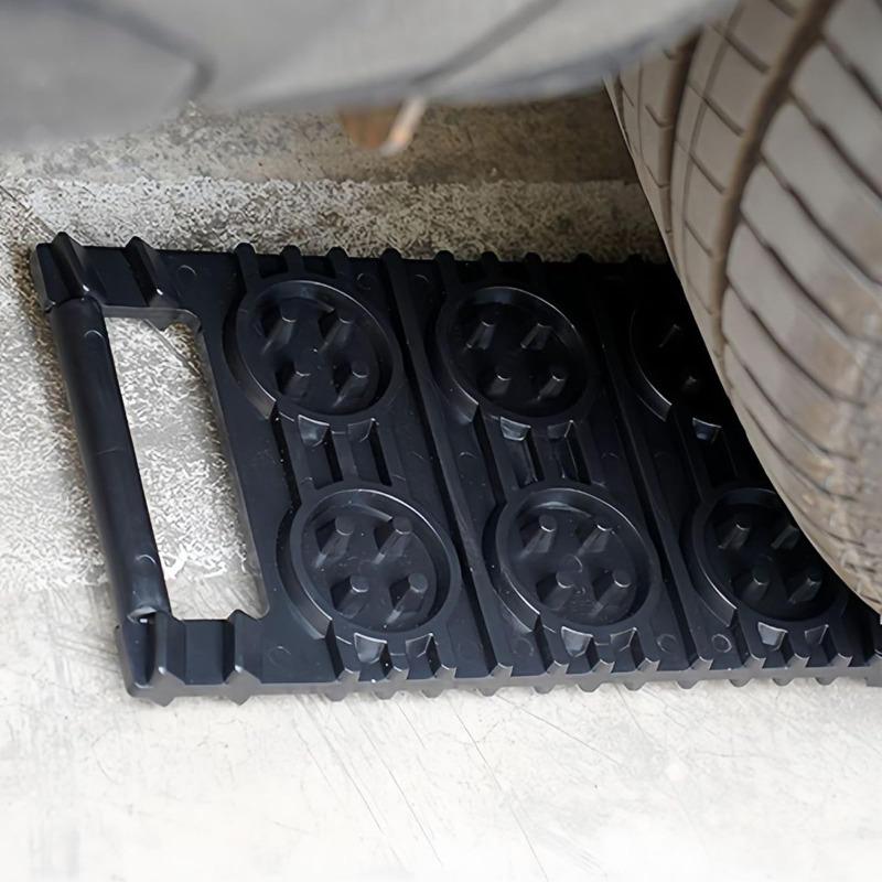 1 Stück Traktionsplatte, Tragbares Anti-Rutsch-Radgriffpolster, Verwendet zur Wiederherstellung von Traktion in Sand, Schnee und Schlamm