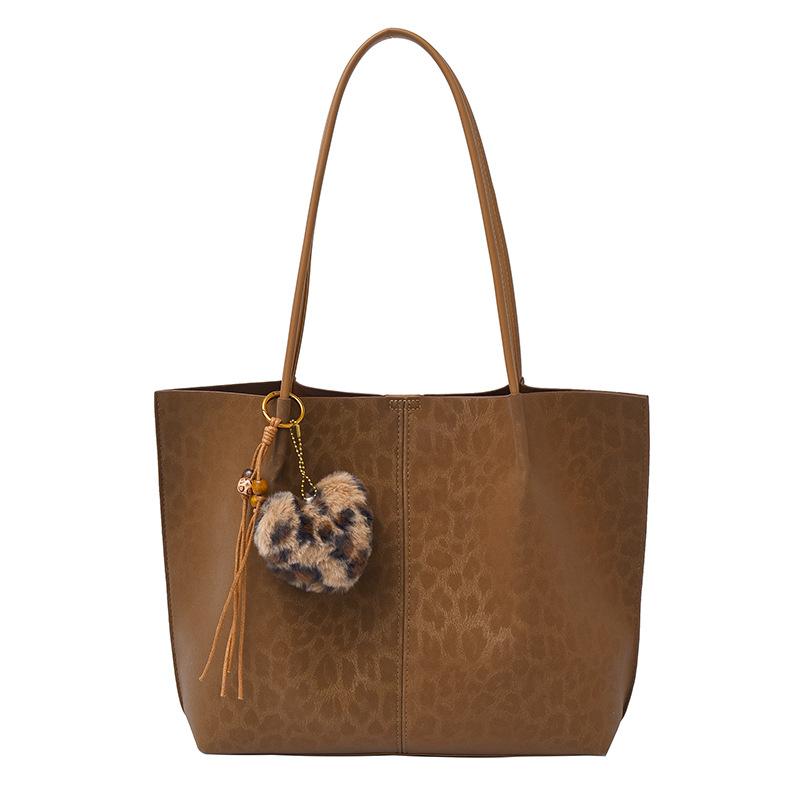 Simple and Retro Large-capacity Bag, Women's Single-shoulder Bag, Commuting Tote Bag for Going Out To Work
