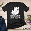 I Just Really Like Arctic Foxes, Okay Cartoon Arctic Fox T-Shirt Unisex T-shirt