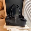 Fashionable Denim Bag Large Capacity Contrasting Color Tote Bag New Bowling Bag One-shoulder Underarm Bag