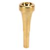 Trumpet Replacement Mouthpiece 82mm Length Clear Sound Metal Gold Trumpet Mouthpiece Wind Instrument Accessory
