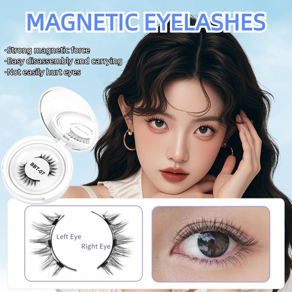 

with Mirror Reusable Eyelash Extension Professional Dual Magnetic Lashes Girls BBT-01