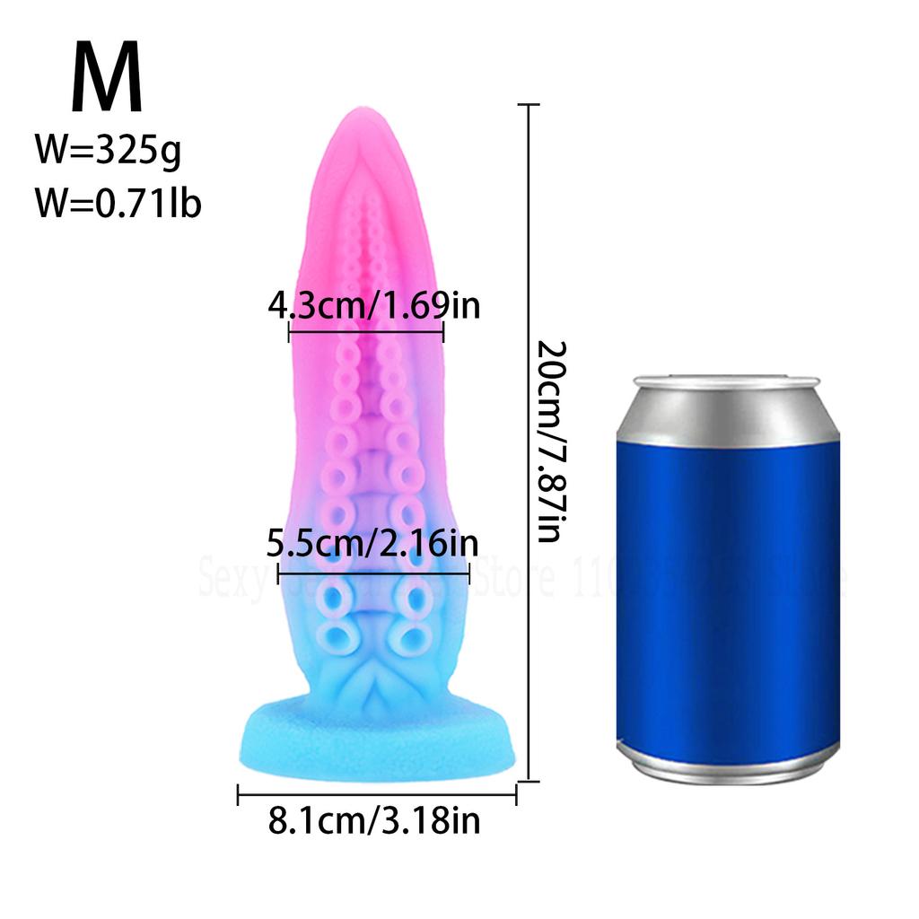 Chobotnicové chapadlo dildo anální kolík přísavka velké zátky na zadek masturbátor dilatátor pro muže ženy dospělé hračka