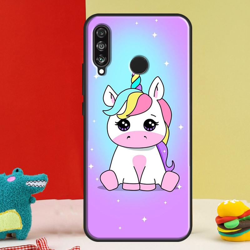 Cute Rainbow Unicorn For Huawei Nova 5T 9 10 SE 12i 12s 11i Y91 Y90 Y60 Y70 Y72 Y61 P60 P30 Pro P20 P40 Lite Case